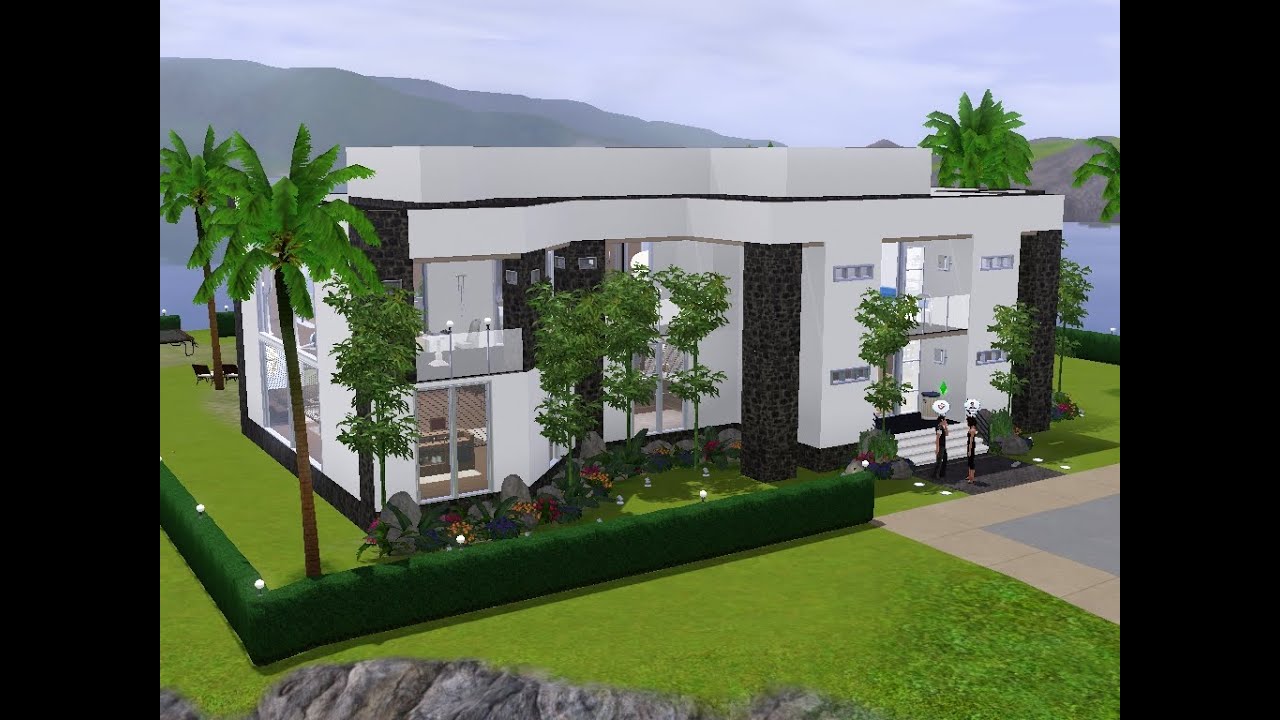 Sims 3 -  Haus bauen - Let's build - Helles, modernes Haus für ein junges Paar