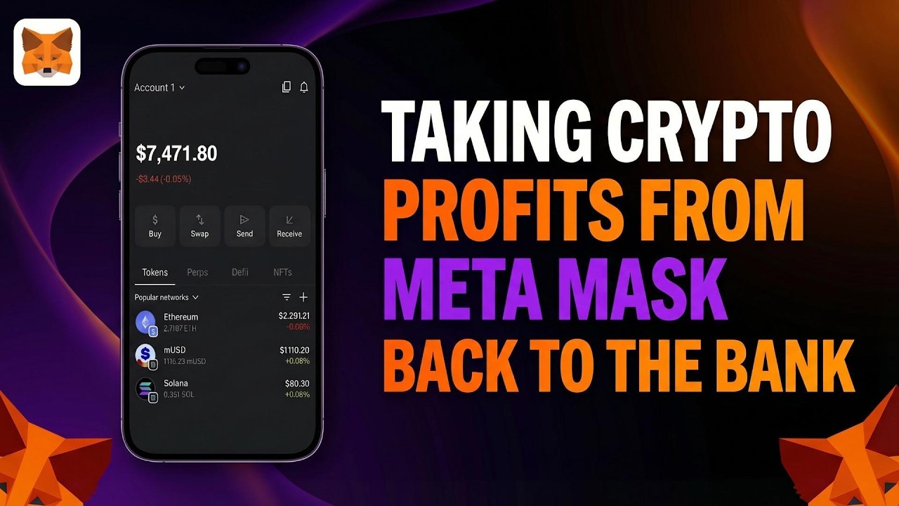 How to Cash Out Crypto 💸 MetaMask to Coinbase to Your Bank (Beginner Tutorial)