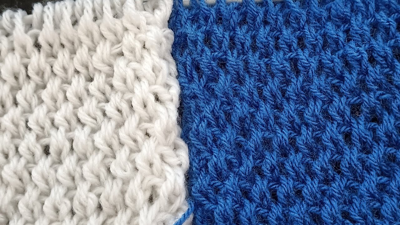 Tejido y punto paso a paso en dos agujas . Tricot - Knitting