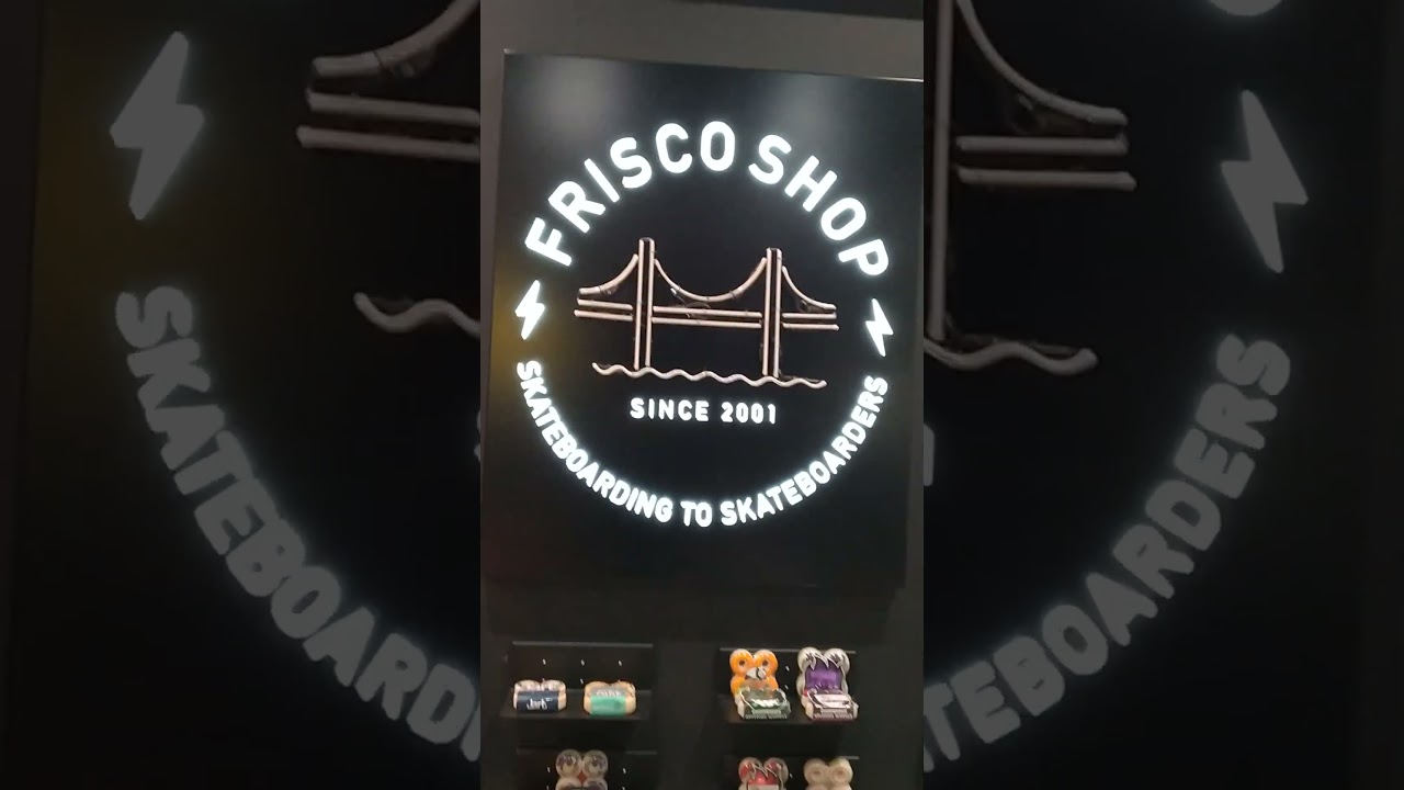 Skateboard at Frisco shop