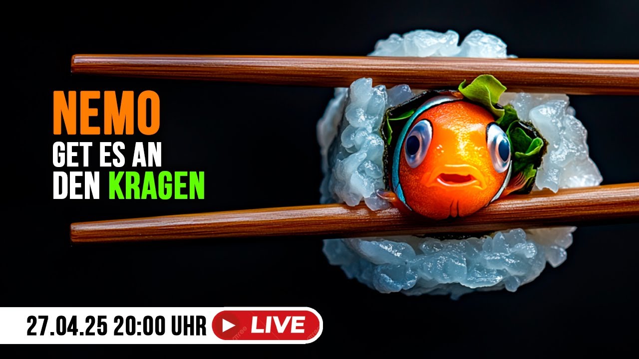 🍣 3D-Korallen und Nemo bemalen | Livestream Teil 2 – Gemeinsam kreativ!
