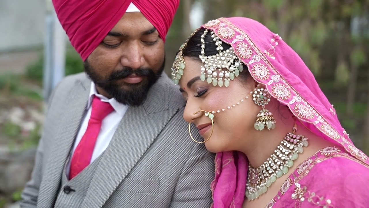 Jasmeen Weds Gurpreet Wedding Highlight Dashmesh Studio Daroli Kalan M.9815442749