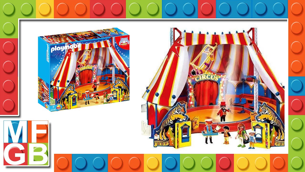 Playmobil Circus Film Stop-Motion Animation ( Zirkus - Cirque - Circo Playmobil 4230 )