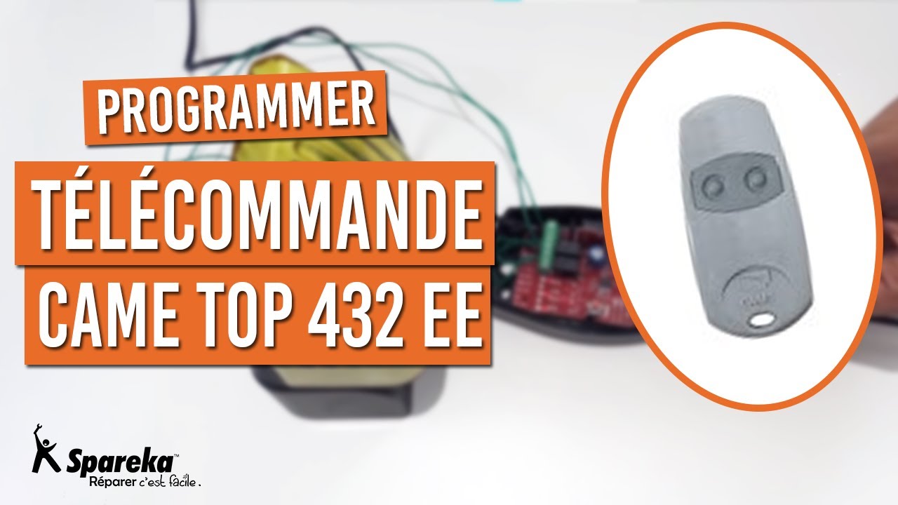 Programmation Télécommande Came Top 432 EE