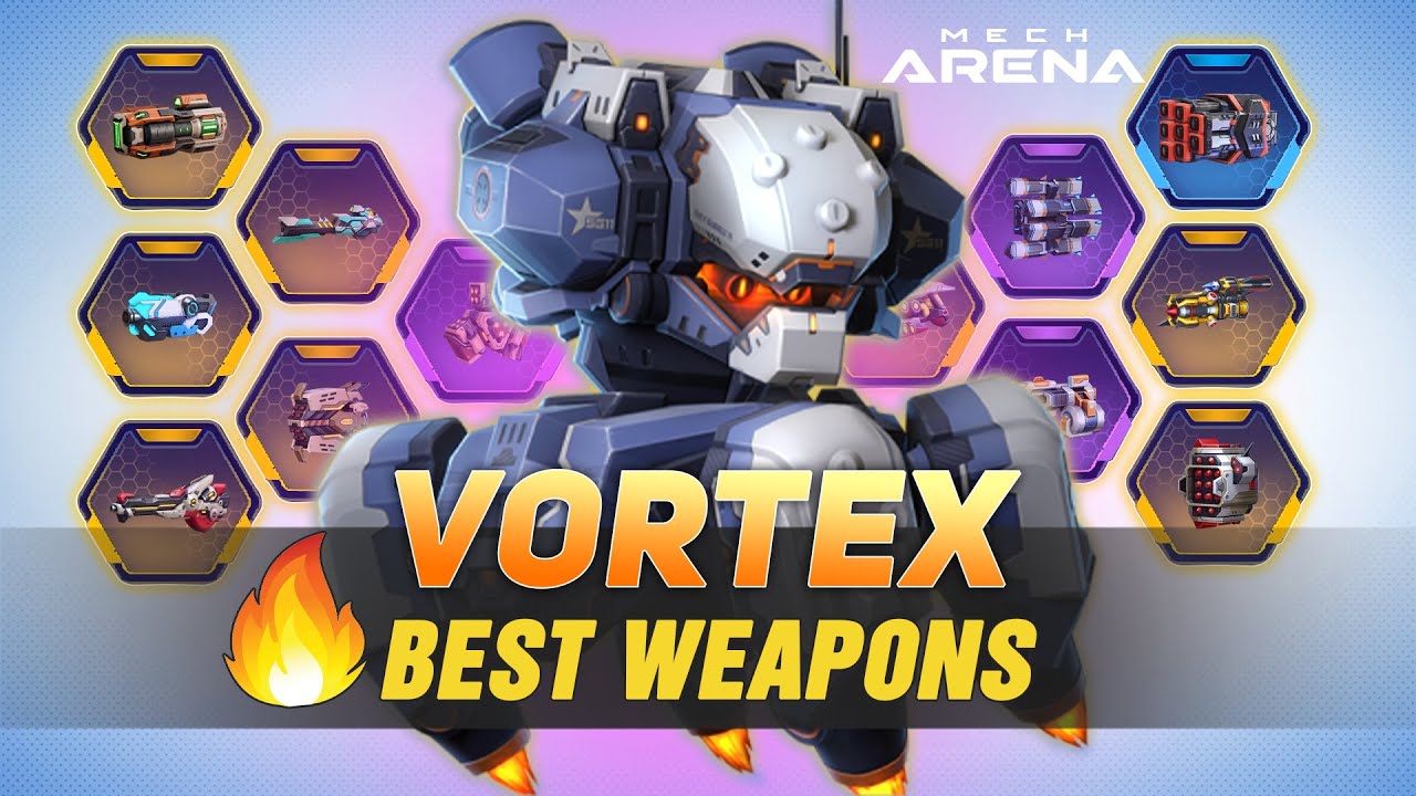 BEST Weapons for VORTEX in Mech Arena 🔥 (Top Picks!) Mech Arena