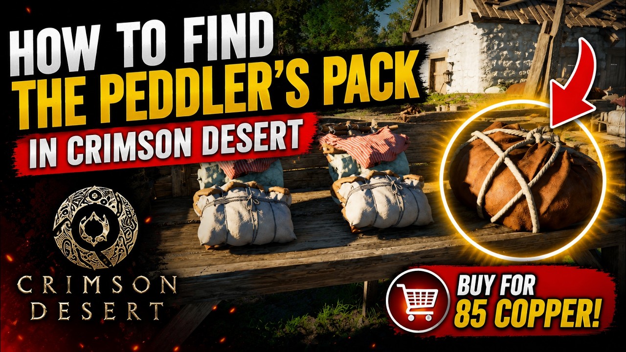 How to Find the Peddler's Pack in Crimson Desert #crimsondesertgameplay