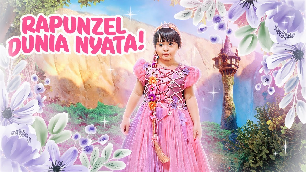 YUKA-CHAN COSPLAY JADI RAPUNZEL! | vlog