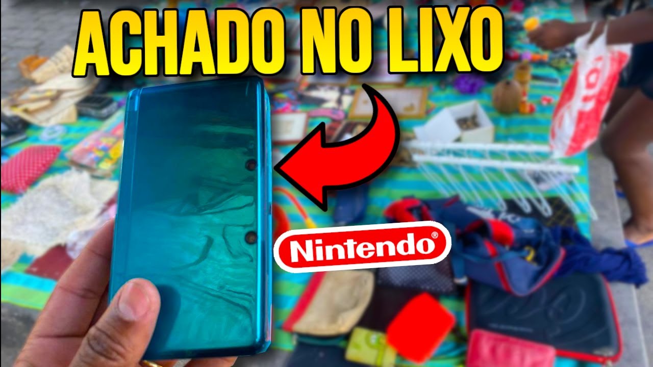 CAÇADA GAMER NA FEIRA DO ROLO (ROUBO) NINTENDO 3DS PS2 OPL ACTION FIGURES