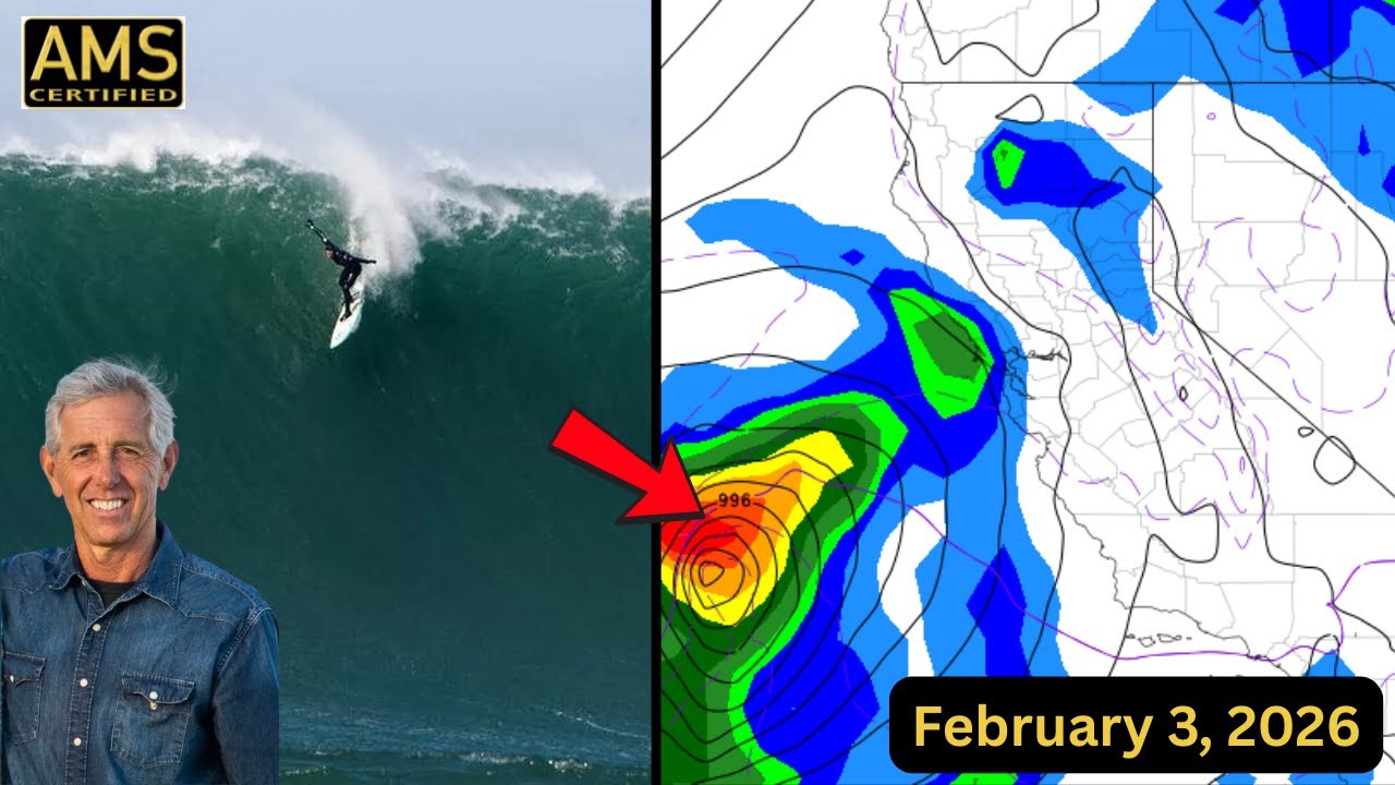 California Rain Returns BIG 🌧️ | Air Quality Issues & Huge Surf Ahead