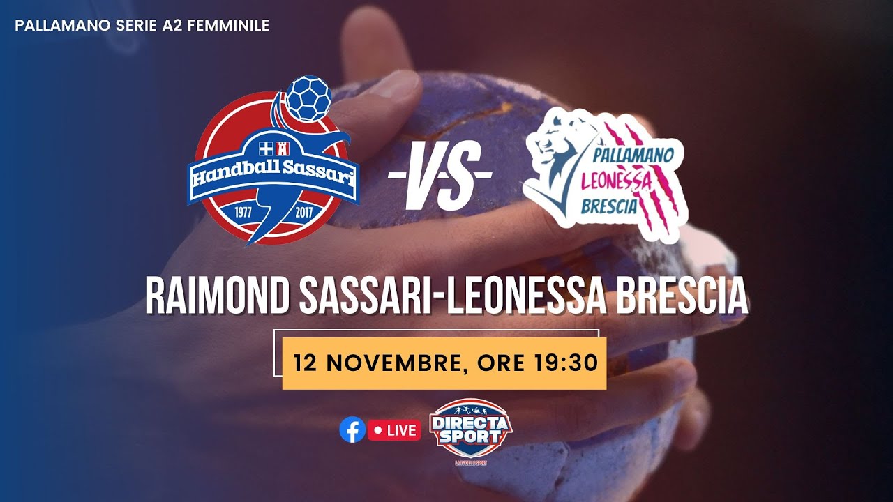 Pallamano A2F – Raimond Sassari Leonessa Brescia (25-30)