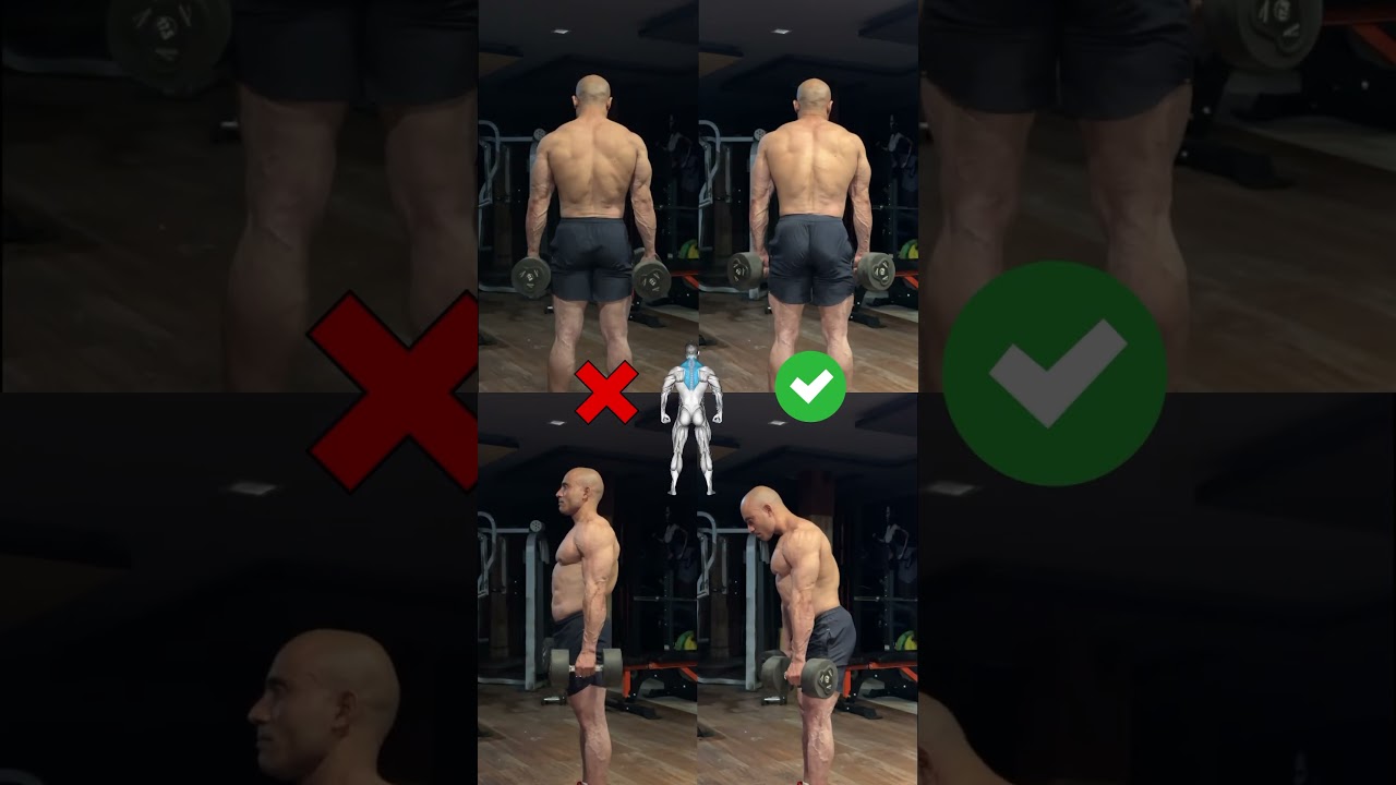 “Stop These Dumbbell Shrug Mistakes for Bigger Traps! 🚫💪”