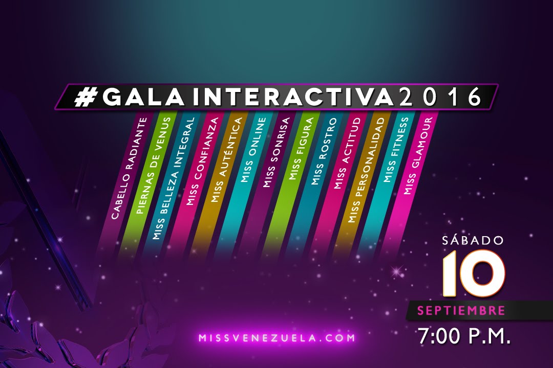Gala Interactiva - Miss Venezuela 2016 EN VIVO!