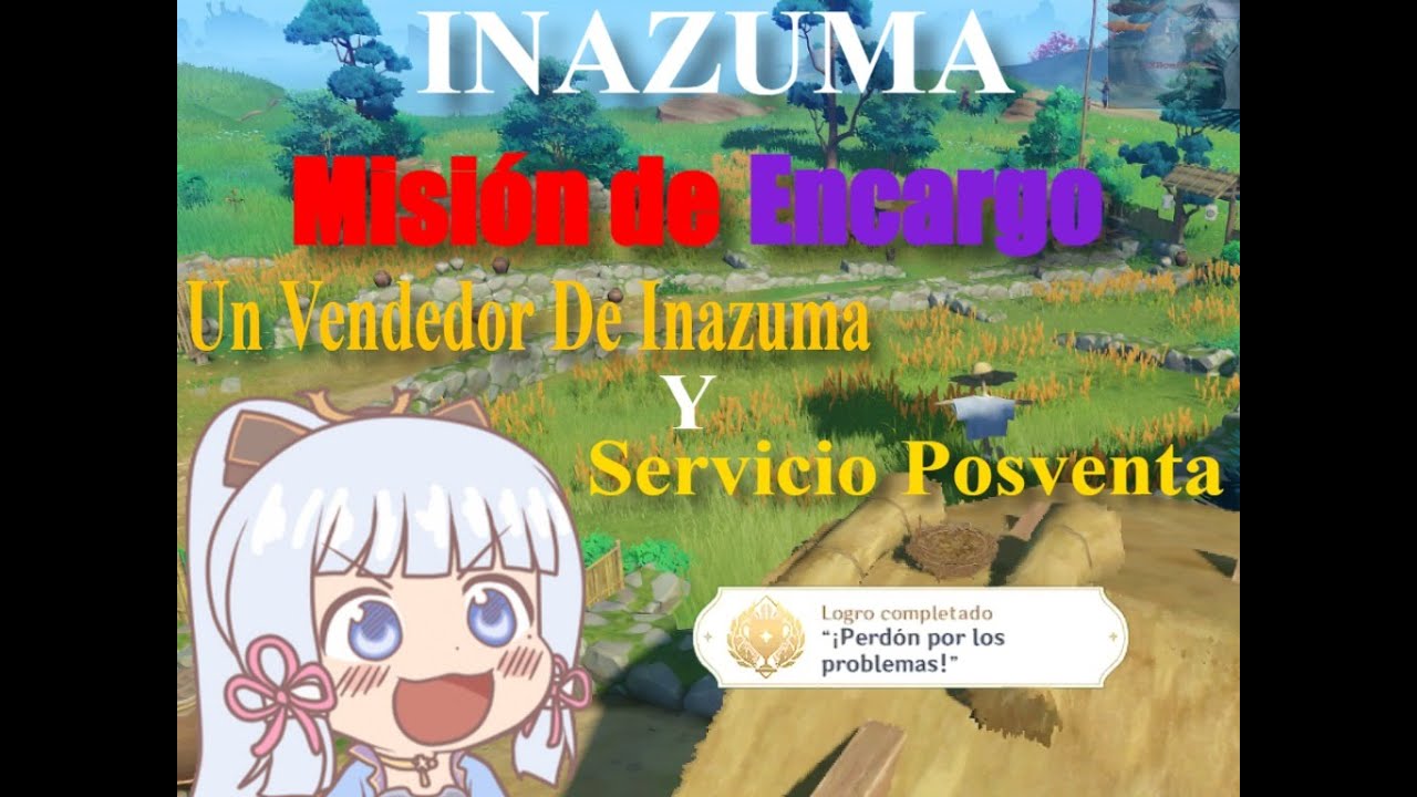 [ Misi&oacute;n de Encargo ] Un Vendedor De Inazuma Y Servicio Posventa ( Logro Oculto ) - INAZUMA