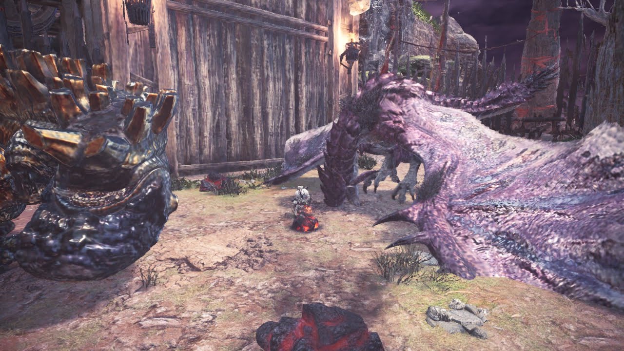 Pink Rathian vs Uragaan(full fight)