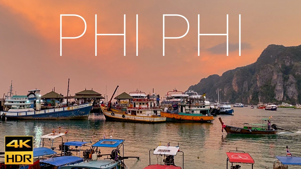 🇹🇭 PHI PHI DON Island | NIGHTLIFE | Krabi, Thailand 2023 [4K]