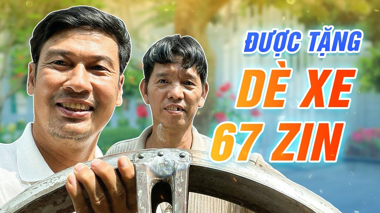 Tiết Cương được Hùng Bình Tân gò tặng dè trước honda 67 đẹp như dè Zin