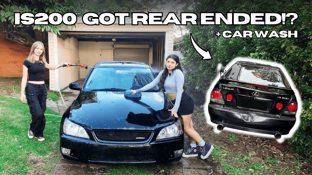 I Got Rear Ended + Washing My IS200