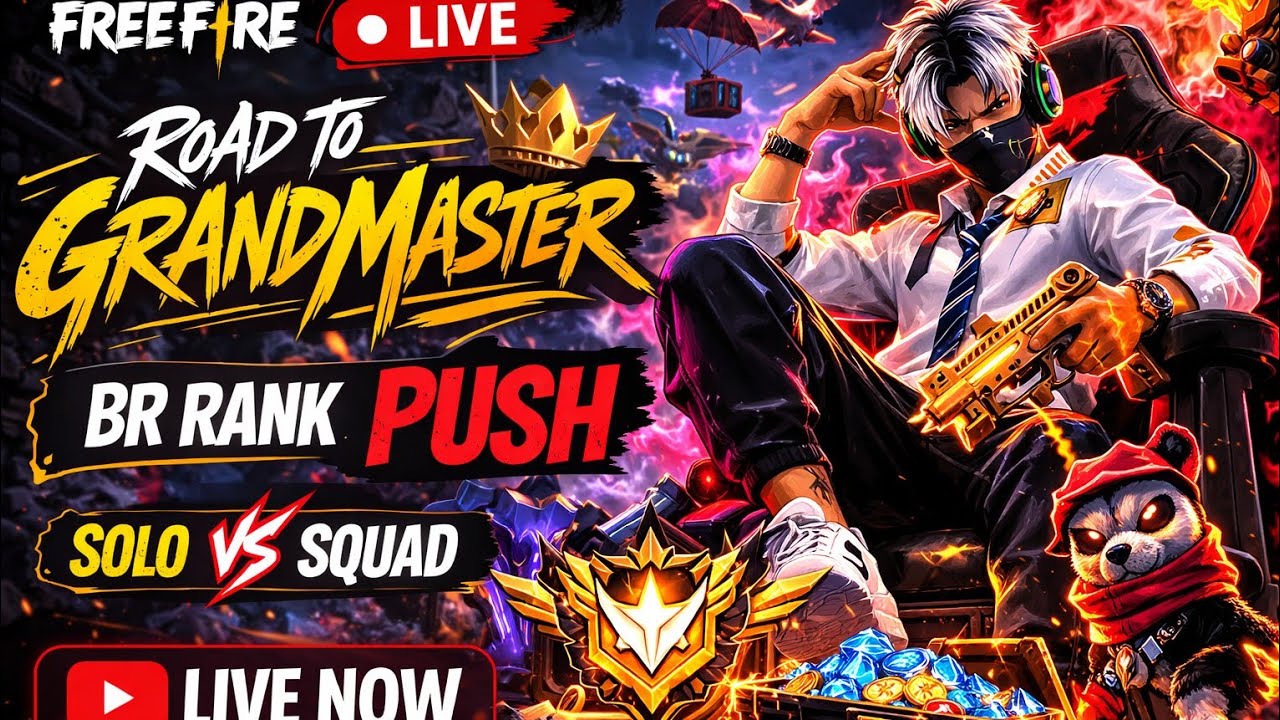 ROAD TO GRANDMASTER AND GUILD TEST ON LIVE ☠️☠️