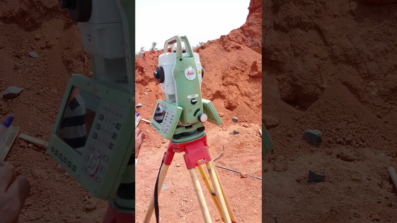 Bolt setting out with Leica TS09 Total Station