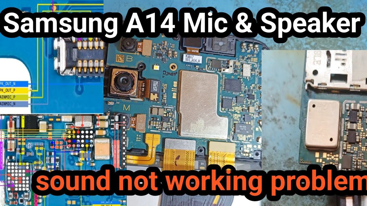 Samsung a14 speaker  problem || Samsung a14 mic  not working problem