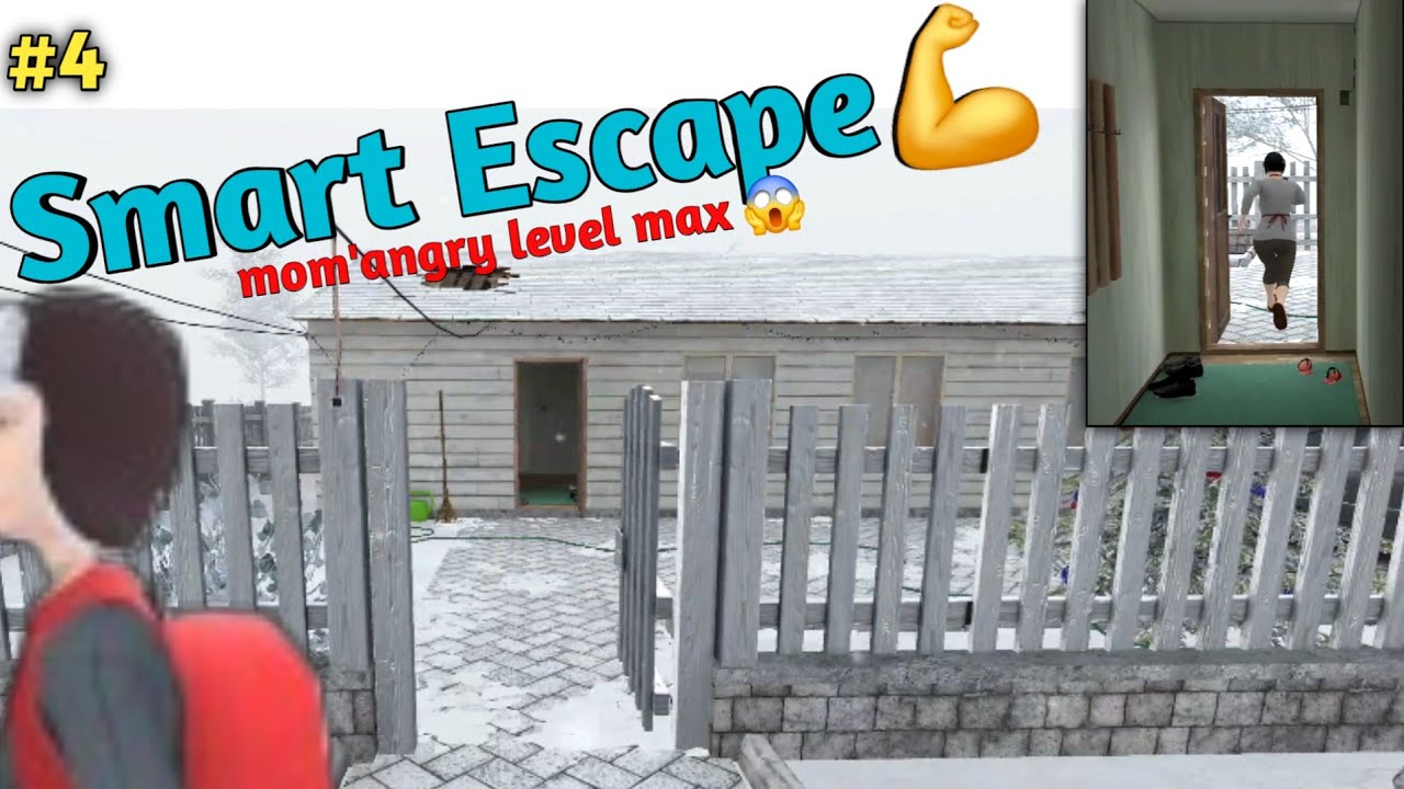 DODGING the Mom , smart way to mini Door Escape 😱 finally. 