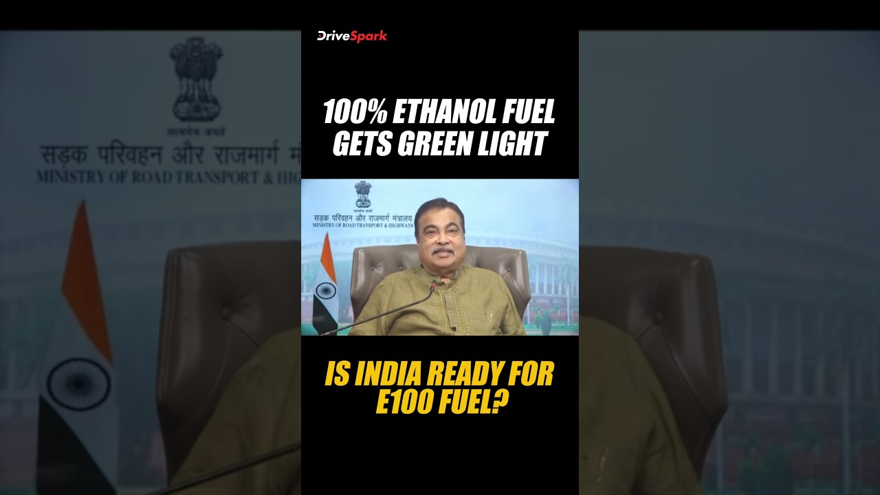 India has officially approved E100 Fuel (100% Ethanol)! 🇮🇳