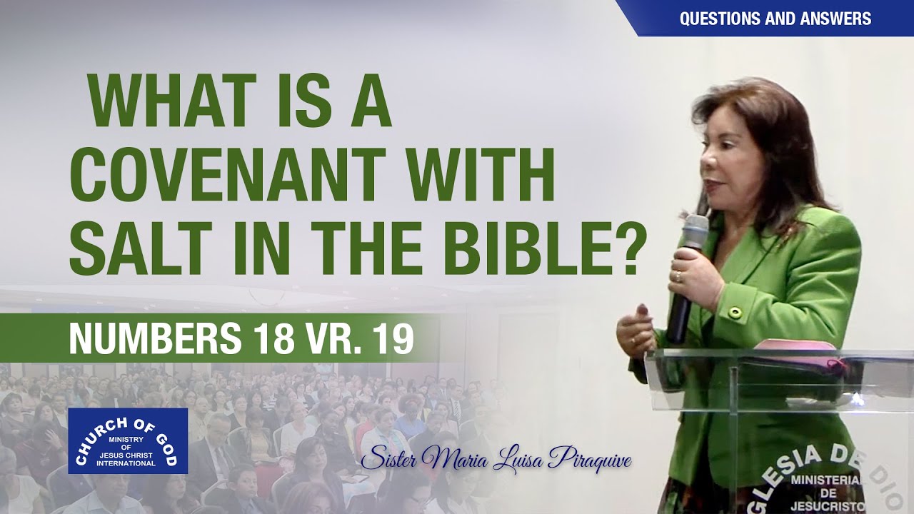 (English) What Is a Covenant With Salt in the Bible? Numbers 18:19 - Sr. Maria Luisa Piraquive