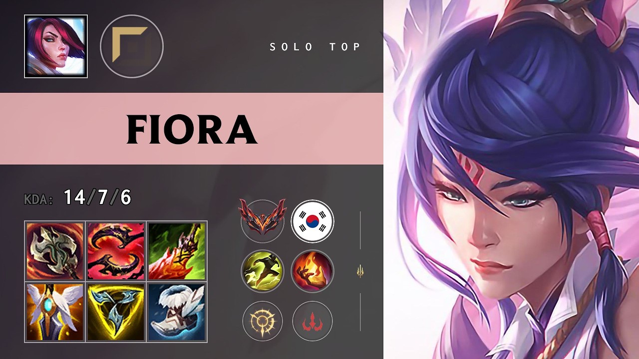 Fiora Top vs Ambessa - KR Grandmaster Patch 26.18