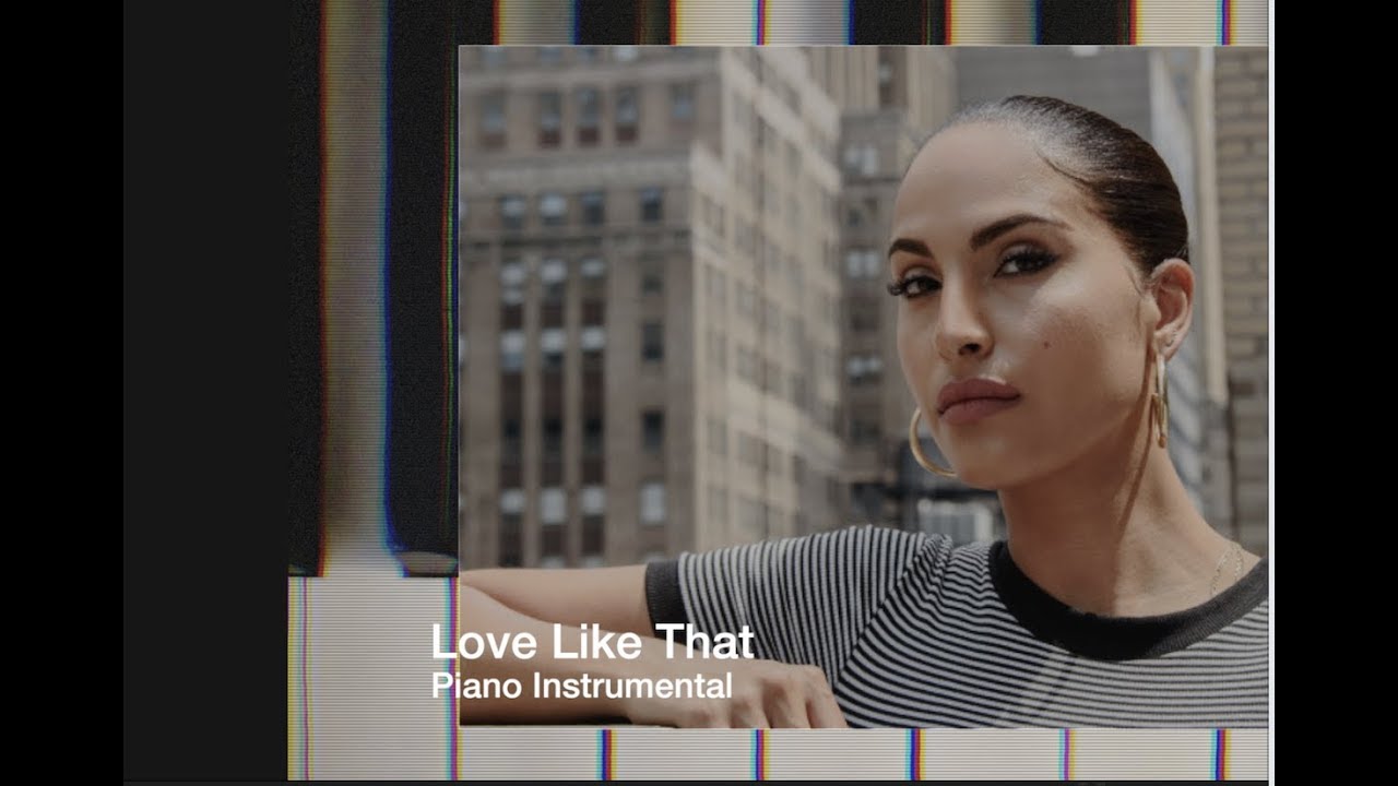 Snoh Aalegra | Love Like That (Piano Instrumental/Studio Feels Ver)