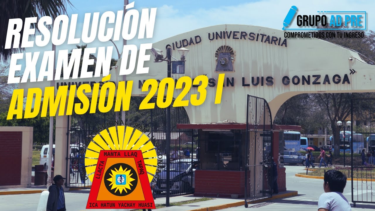 RESOLUCIÓN UNSLG - ADMISIÓN 2023 I