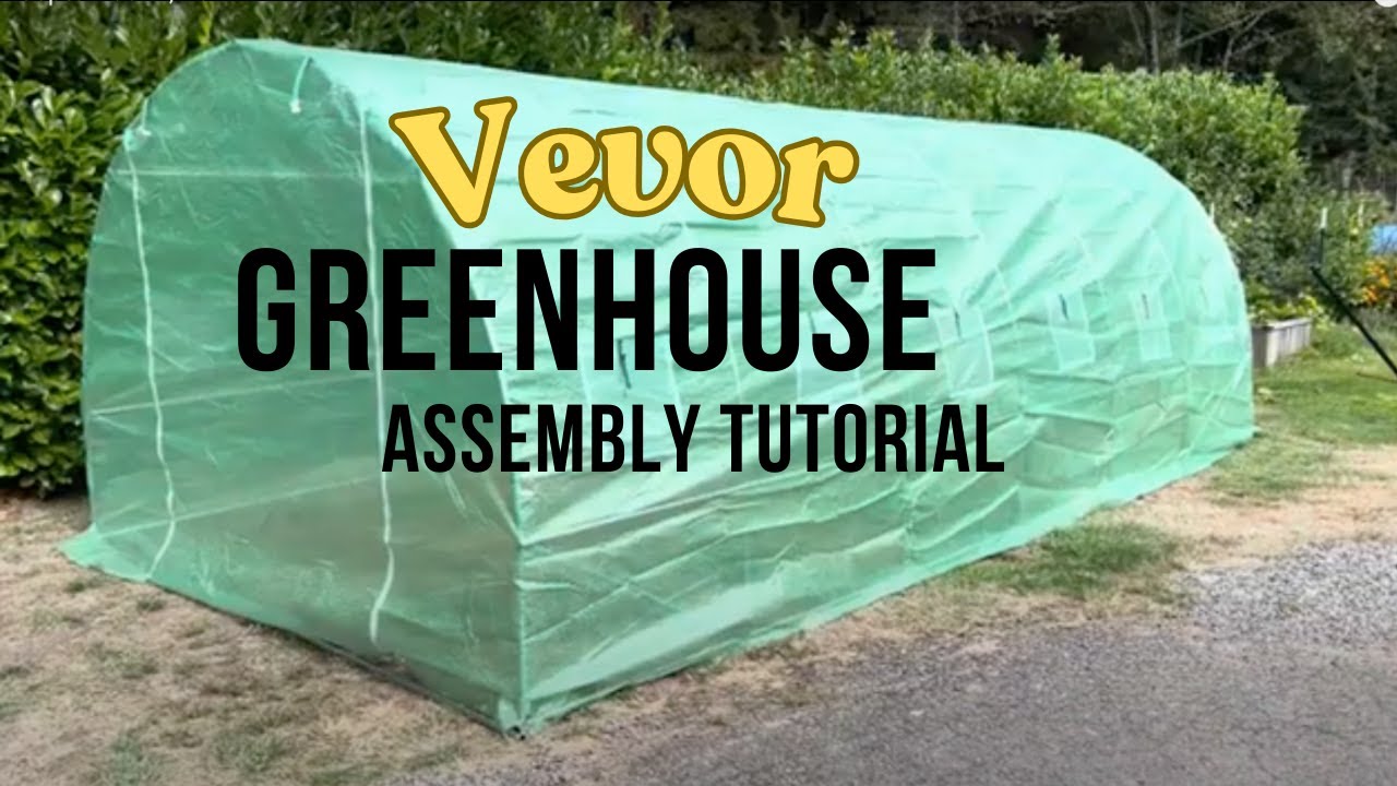 Quickest Walk-In GreenHouse Kit By Vevor | Basic Simple Step By Step Assembly Tutorial Demonstration