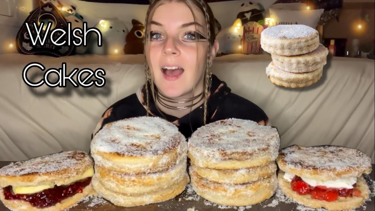 WELSH CAKES MUKBANG! (Vegan) (No Talking)