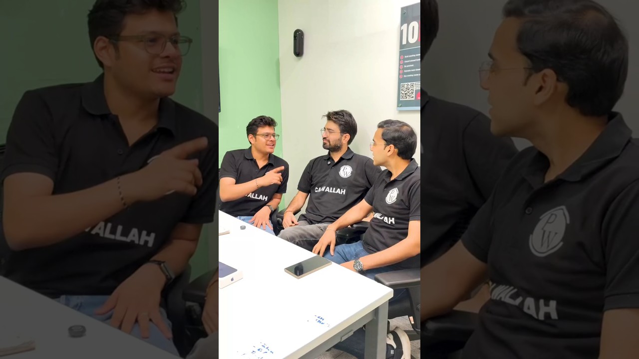 3 Faculty&hellip; 1 Bet&hellip; iPhone! 😱 #Shorts #CA #PW