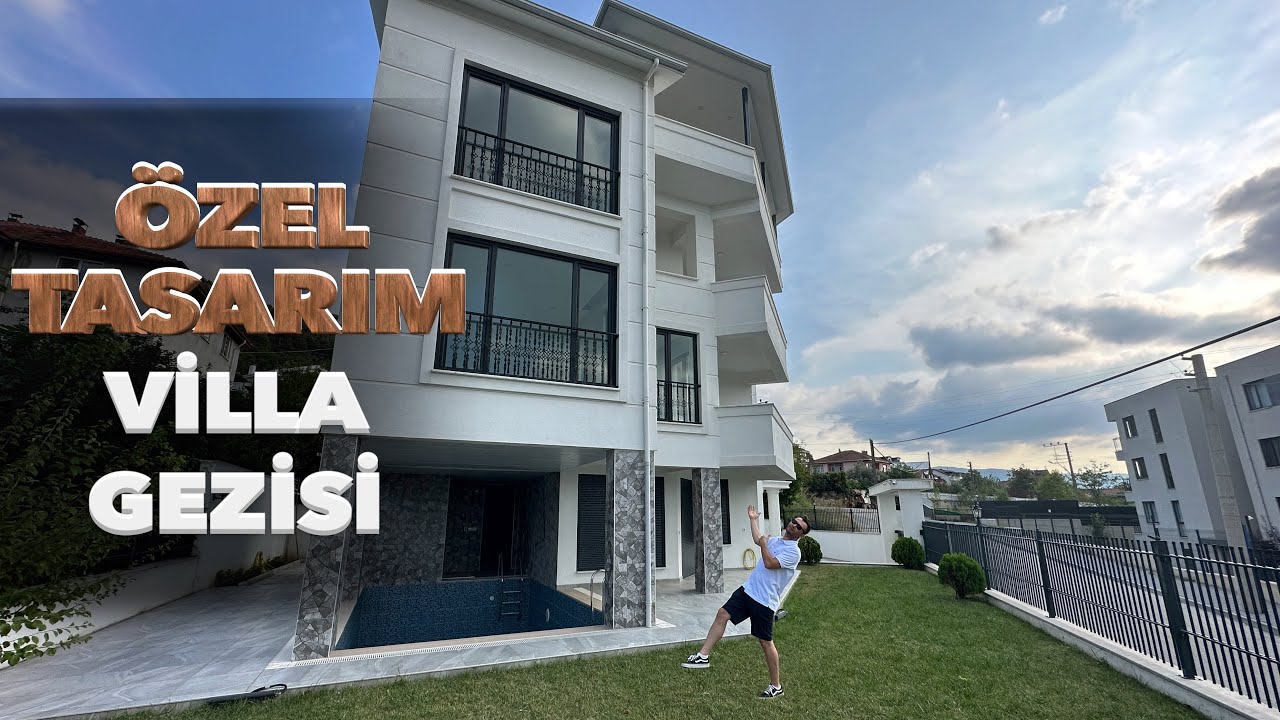 BAŞİSKELE'DE KİŞİYE ÖZEL TASARLANMIŞ FULL DENİZ MANZARALI VİLLA GEZİSİ YAPTIK.