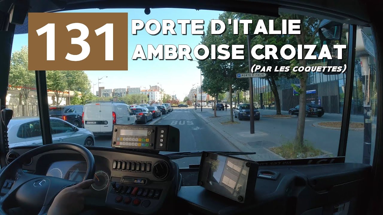 LIGNE 131 RATP | Porte d'Italie → Ambroise Croizat (Navette)