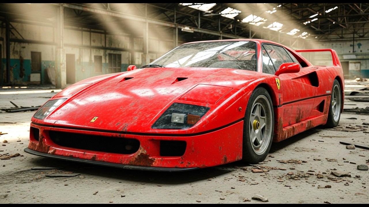 ASMR Car Restoration Ferrari F40 Restoration SHOCKING Before and After