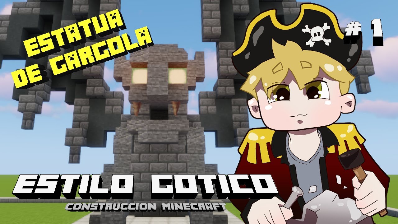 Construcción Minecraft – Estilo Gótico - Estatua de Gárgola #1 -