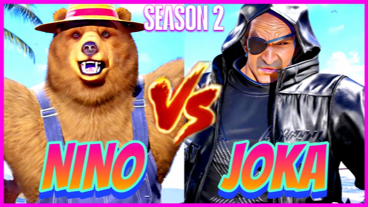 Tekken 8 v2.02 🔥 NINO (Kuma) vs JOKA (Heihachi) 🔥 High Level Gameplay