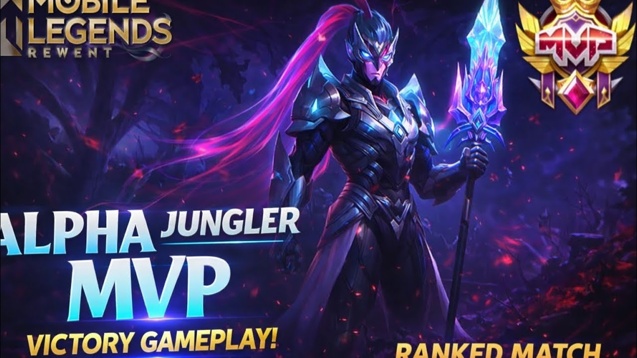 Alpha Jungle God Mode | MVP Ranked victory gameplay | Mobile Legends.