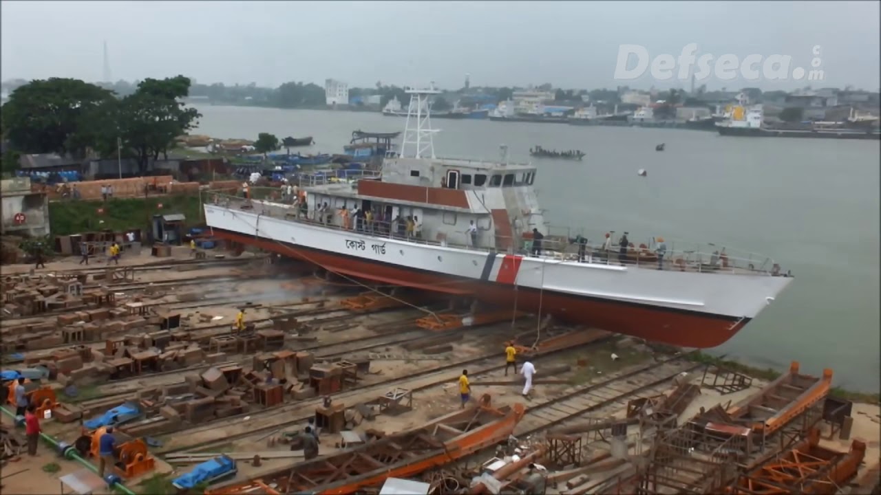 DEW launches many ships for Bangladesh Coast Guard