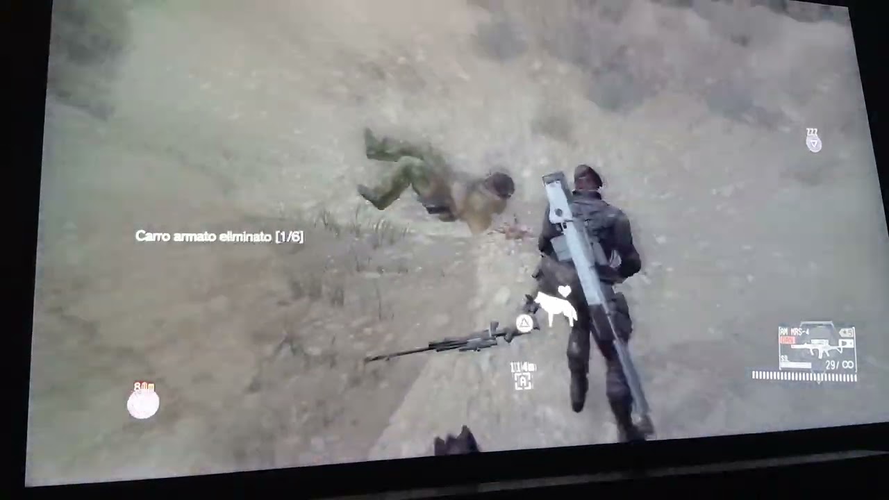 MGSV missione opzionale elimina l'unità di carrirmati 01