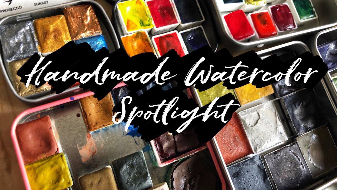 Huge Handmade Watercolor Spotlight | A. Gallo, The Creative Kinds and more!