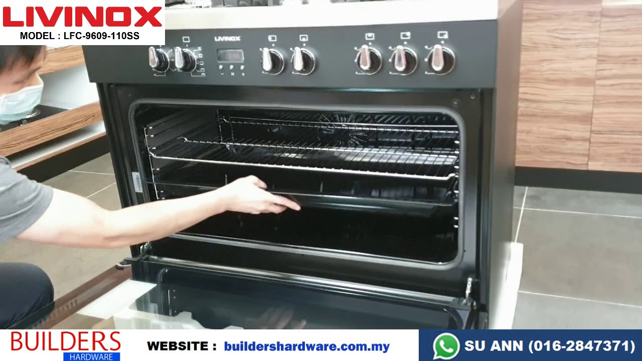 LIVINOX LFC-9609-110SS RANGE COOKER / FREE STANDING COOKER
