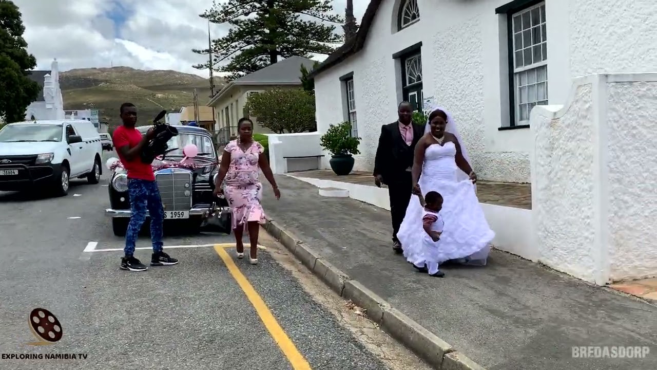 Wedding in scenic town Bredasdorp in Western Cape, South Africa