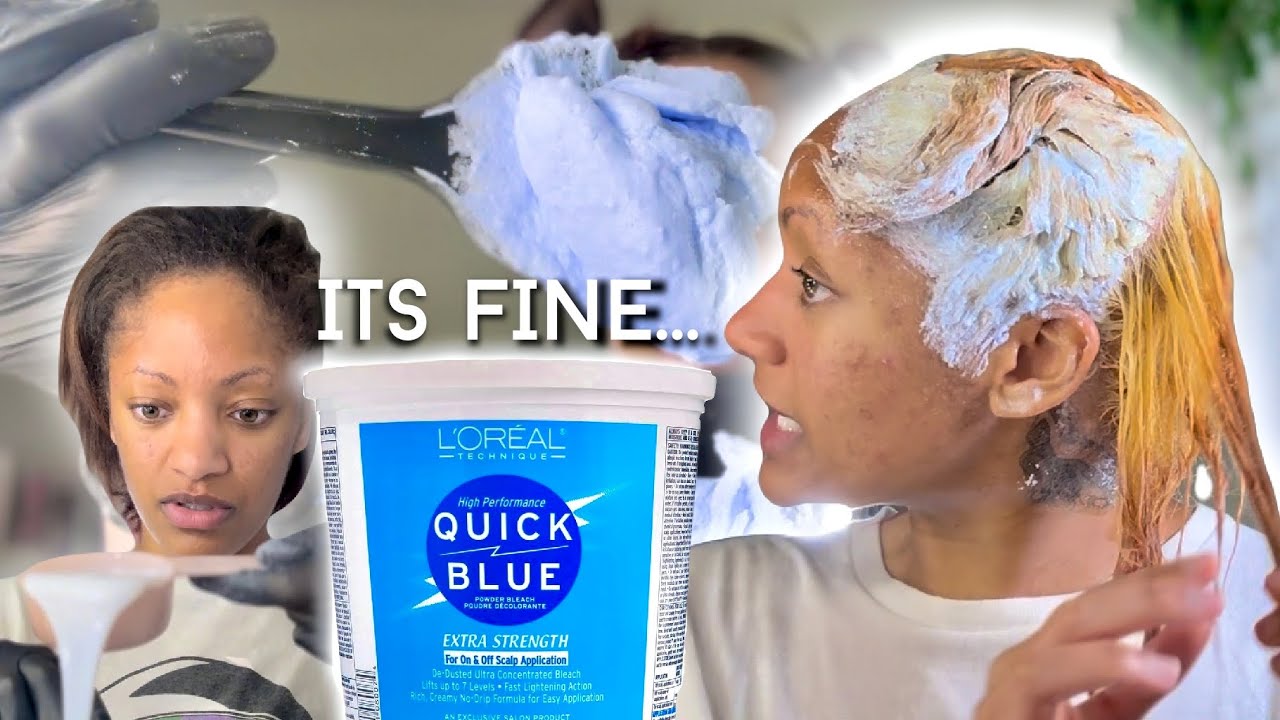 Hair FAIL (Bleaching My #RelaxedHair)
