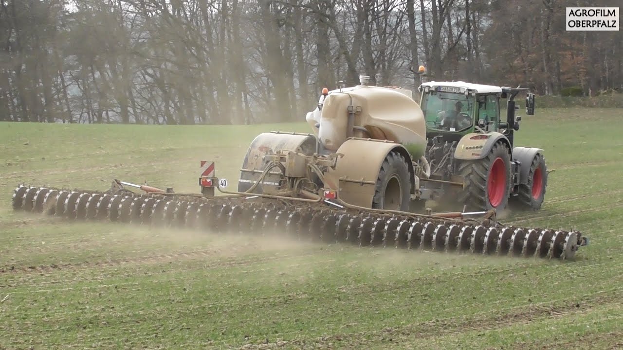 Start 2022 - CULTAN Düngung mit Liquiliser Duport - Fendt Vario 718 - Cultanausbringgemeischaft Cham