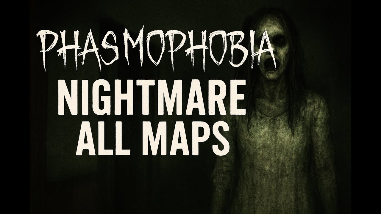 👻👻PHASMOPHOBIA - NIGHTMARE - LECIMY WSZYSTKIE MAPY #2👻👻