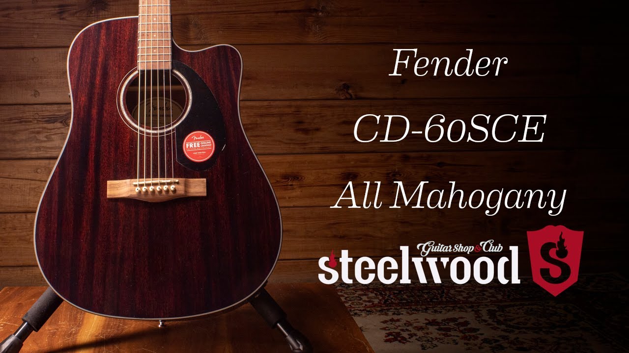 ¡Más que sólo para empezar! | Fender CD 60SCE Dreadnought