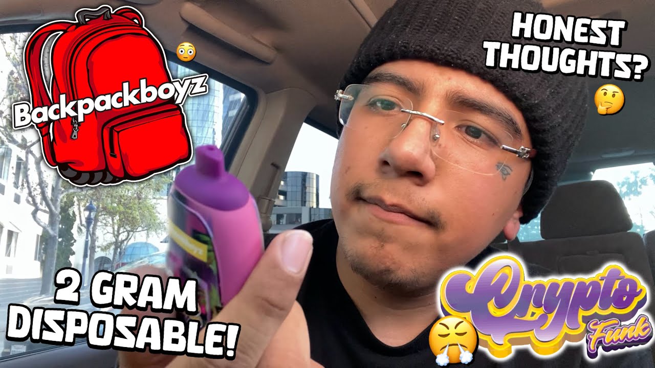 Review of the Backpack Boyz 2 Gram Disposable | Crypto Funk Unboxing