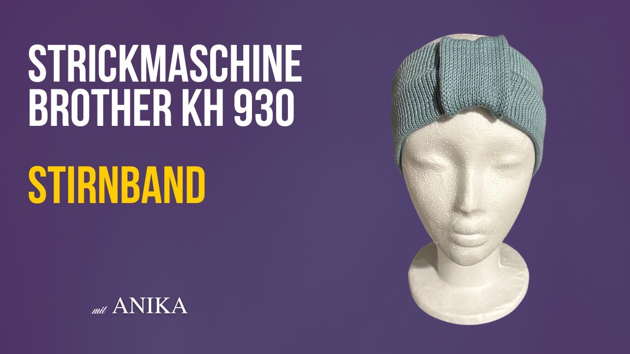 Stirnband stricken auf der Strickmaschine – schnell & einfach